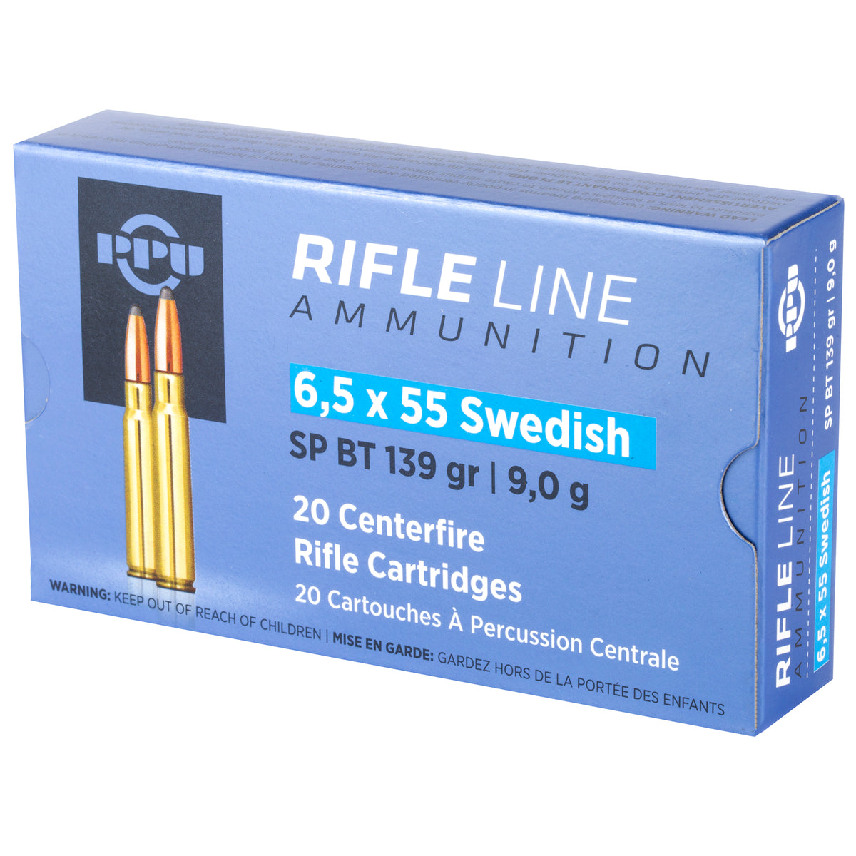 PPU 6.5X55 SWEDISH SP 139GR 20/200