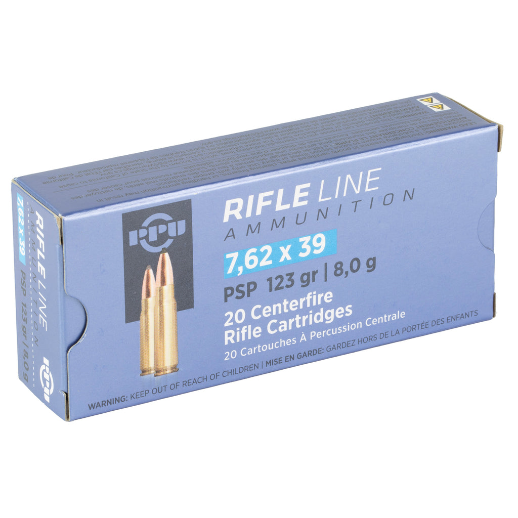 PPU 7.62X39 POINTED SP 123GR 20/1000