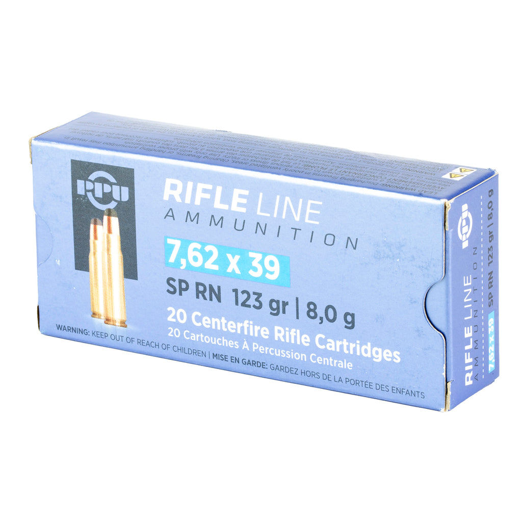 PPU 7.62X39 SP 123GR 20/1000