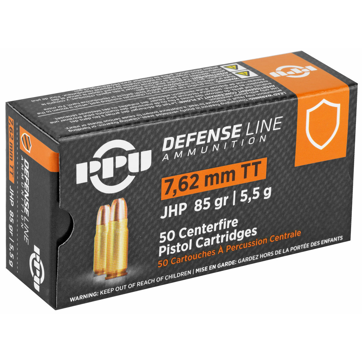 PPU 7.62 TOKAREV JHP 85GR 50/500
