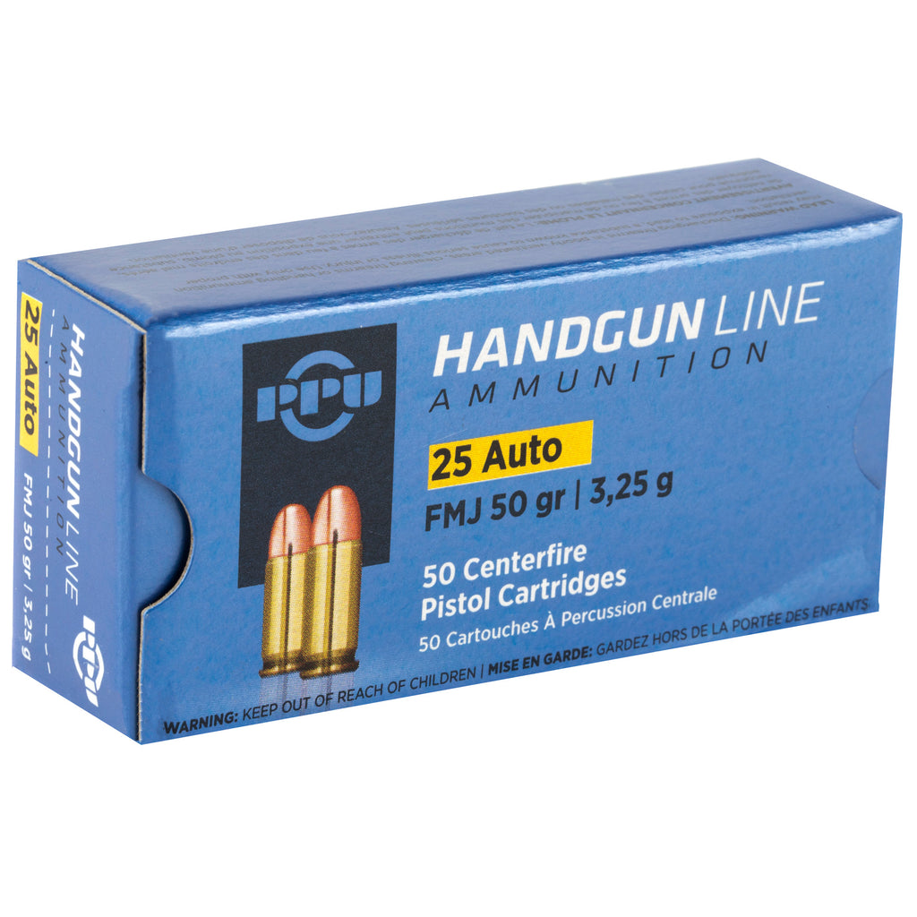 PPU 25ACP FMJ 50GR 50/1000
