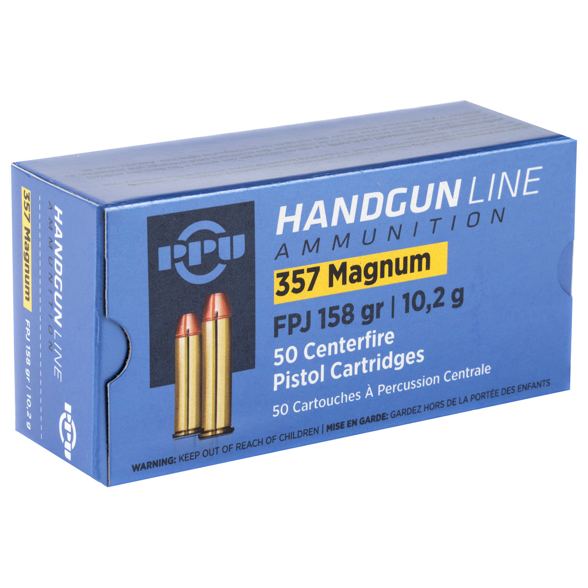 PPU 357MAG FPJ 158GR 50/500
