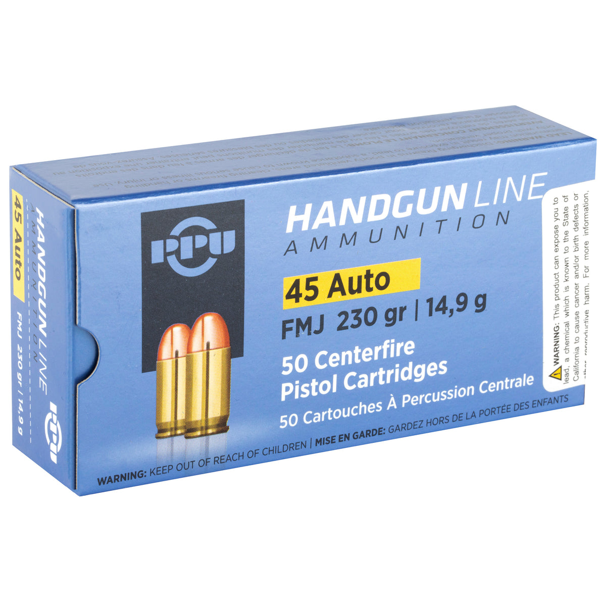 PPU 45ACP FMJ 230GR 50/500