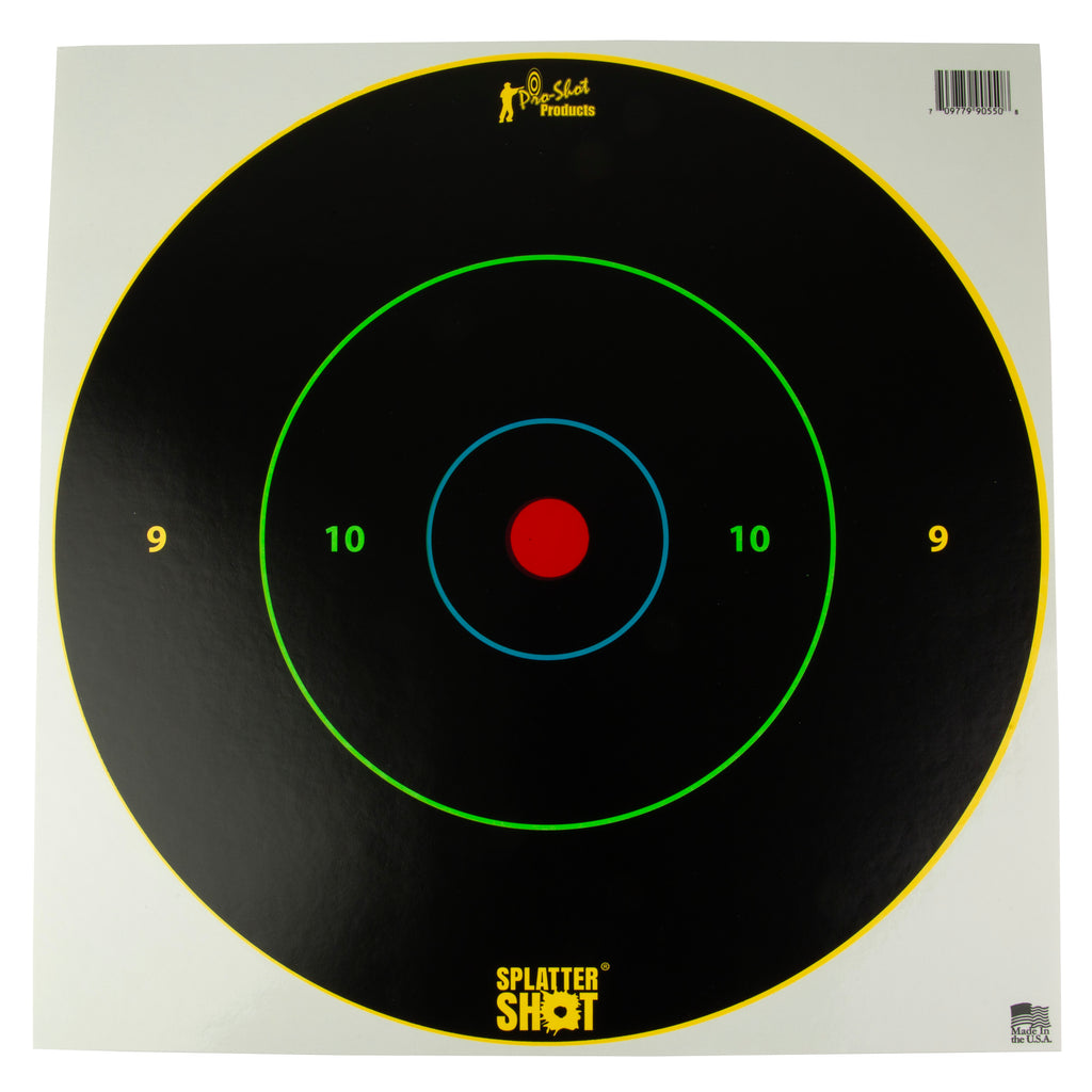 PROSHOT 12 MULTI CLR BULLSEYE 5PK