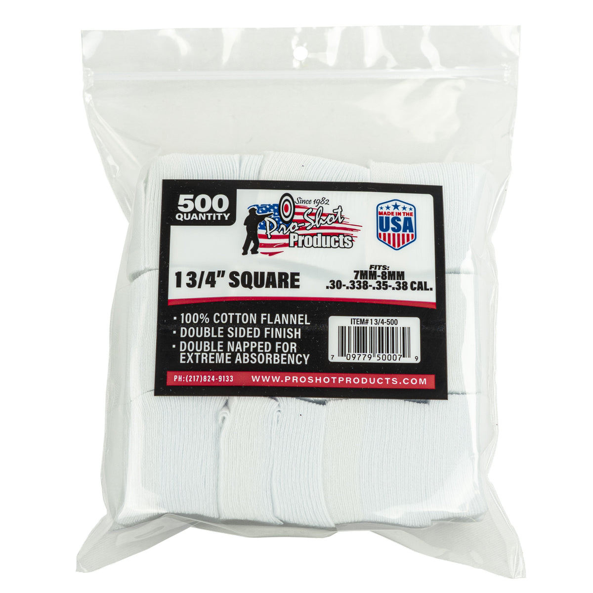 PRO-SHOT PATCH 7MM-38CAL 1 3/4 500C