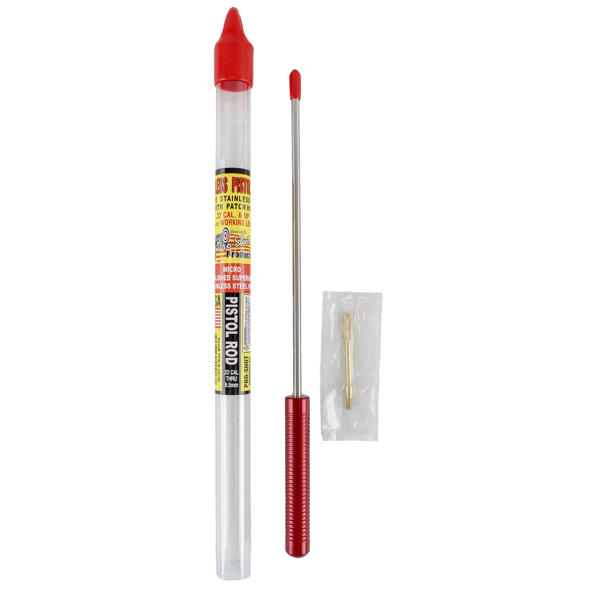 PRO-SHOT 1 PC CLNG ROD 8 22CAL & UP