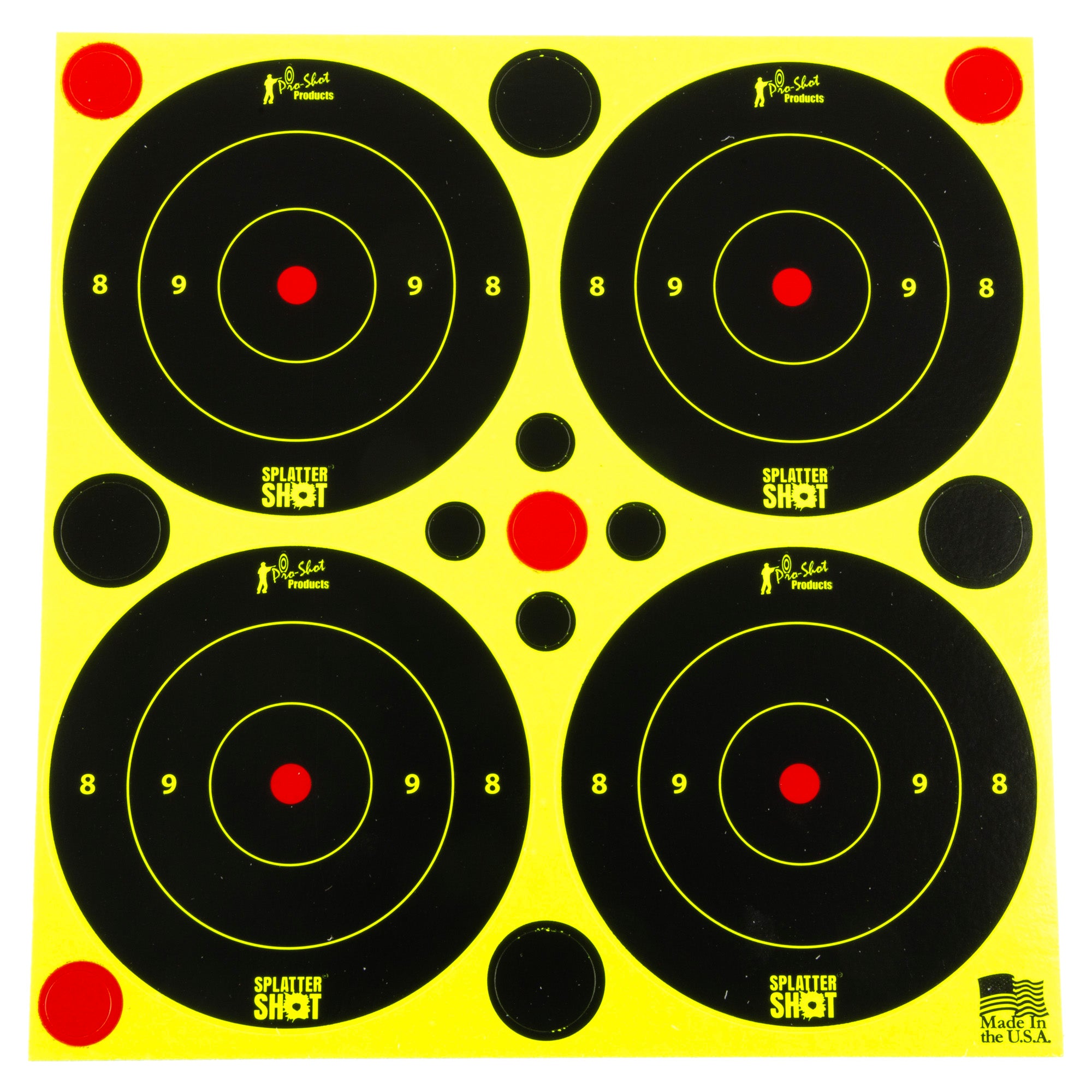 PRO-SHOT 3 GREEN BULLSEYE 48 PK