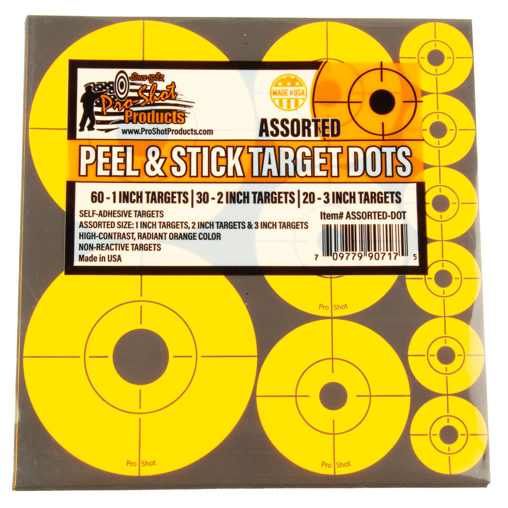 PROSHOT ORNGE PEEL N STICK ASSORT