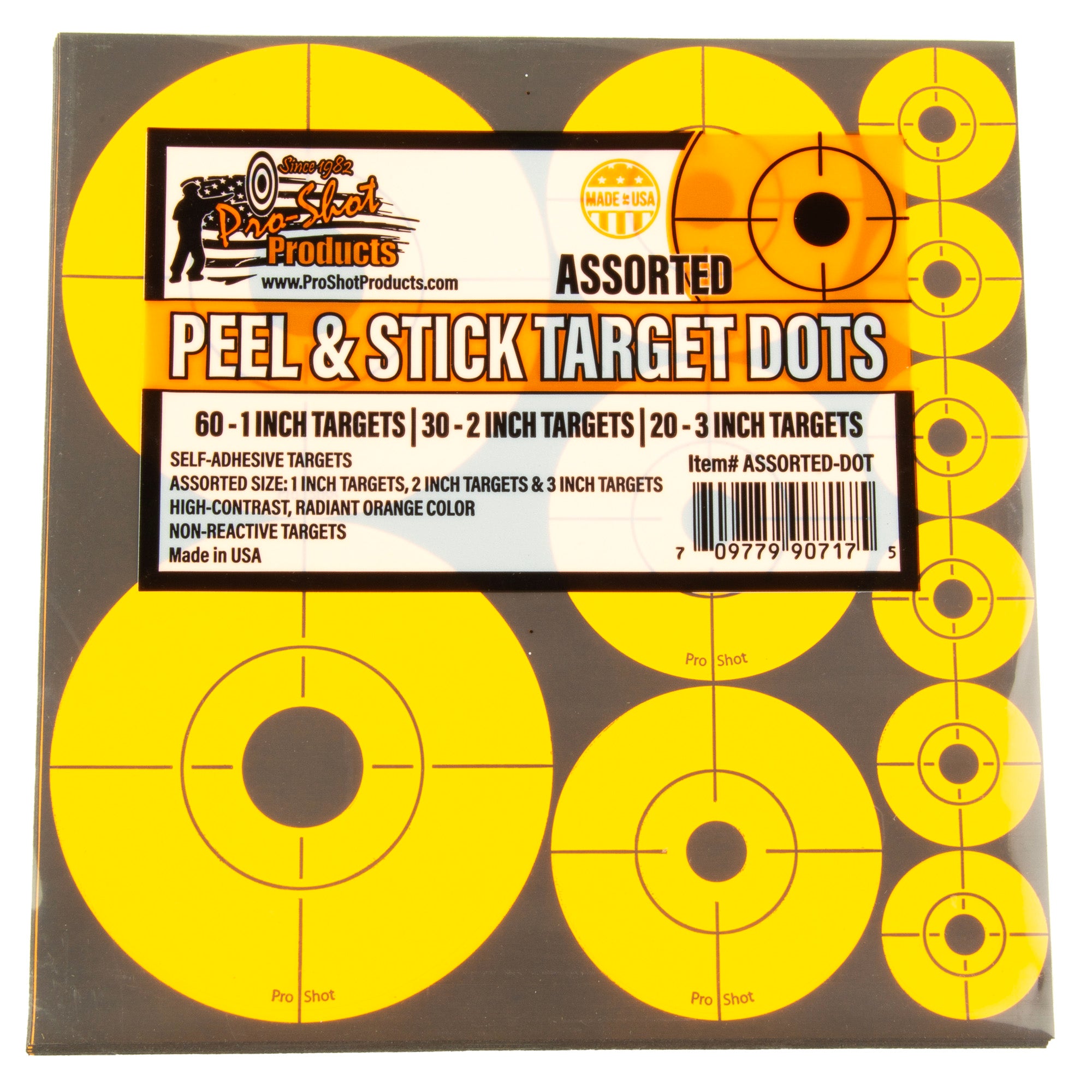 PROSHOT ORNGE PEEL N STICK ASSORT