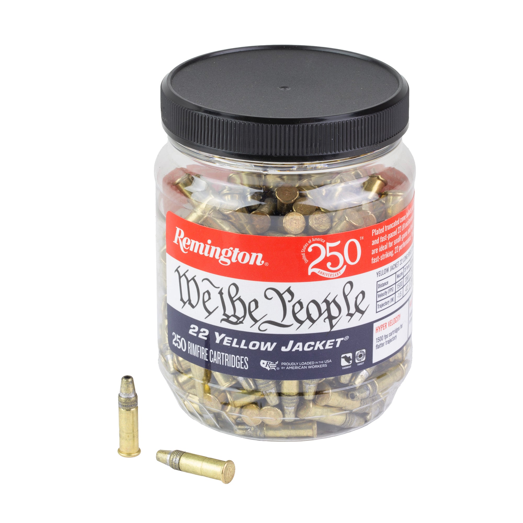 REM WTP YELLOW JACKET 22LR 33GR 250