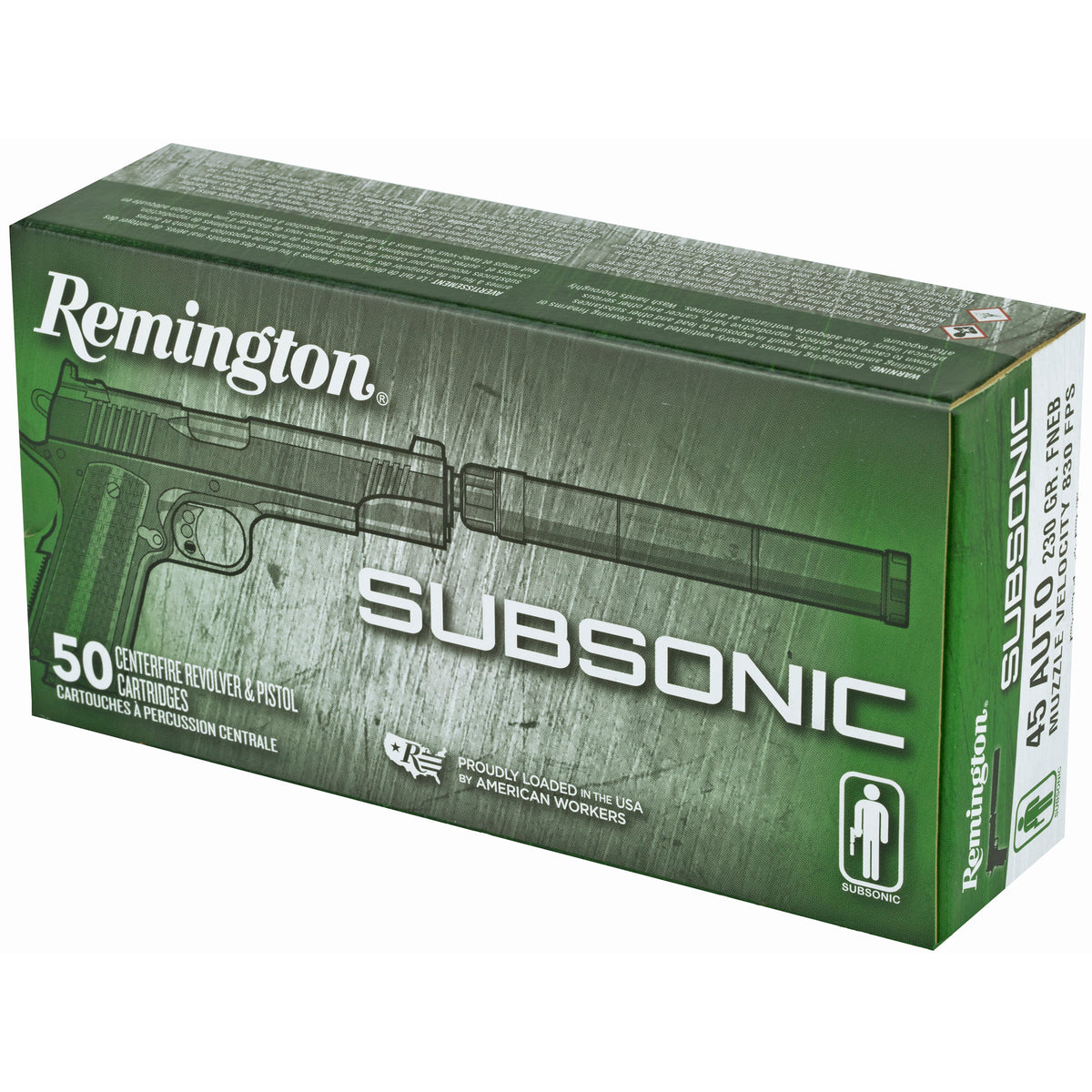 REM SUBSONIC 45ACP 230GR 50/500