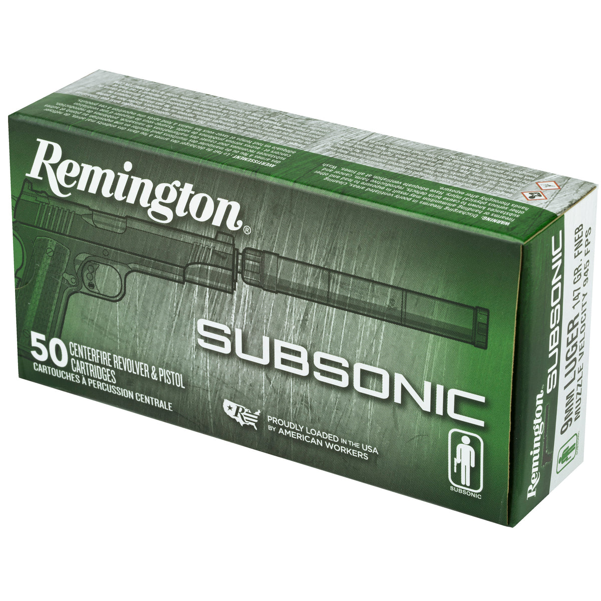 REM SUBSONIC 9MM 147GR 50/500