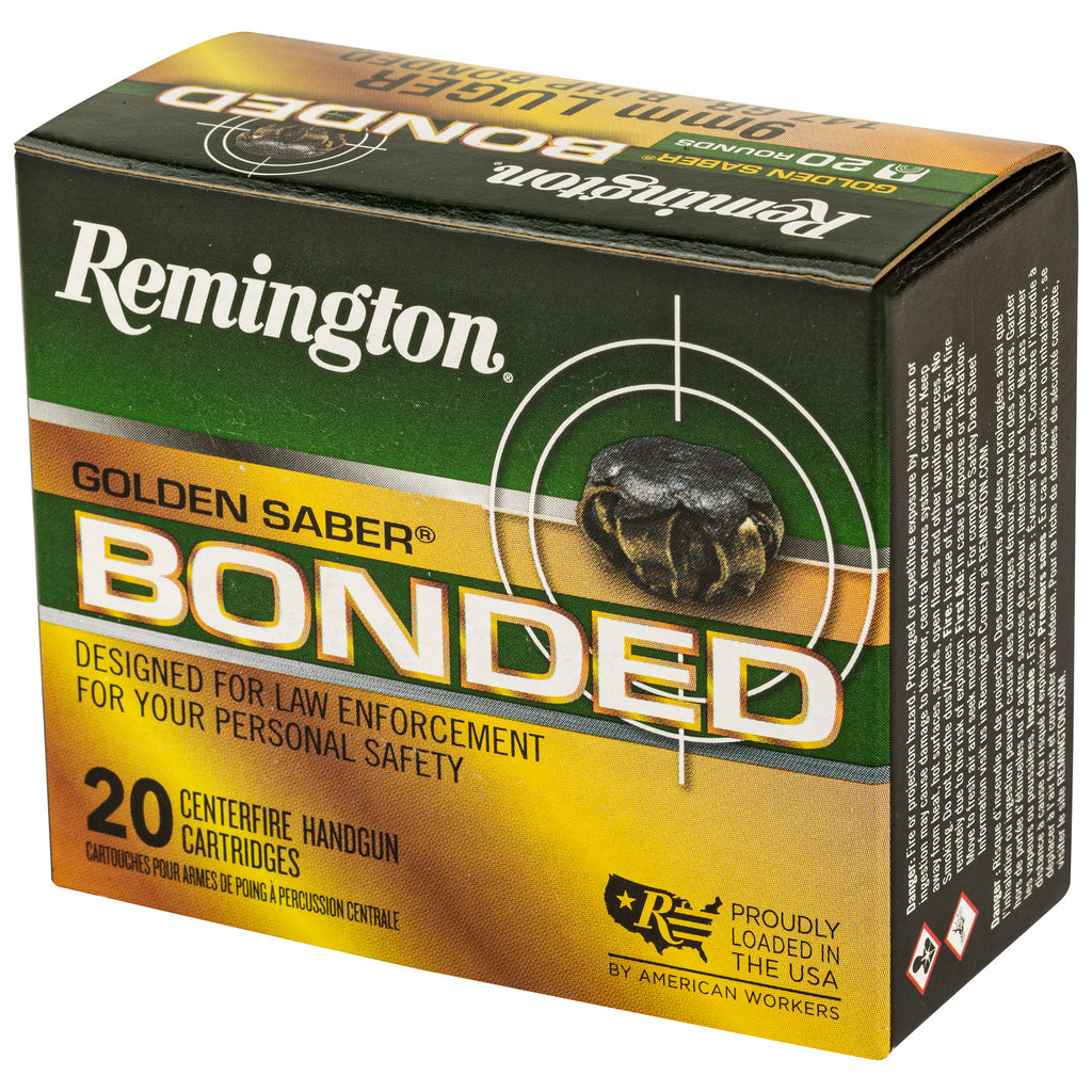 REM GOLDEN SBR 9MM 147GR 20/500