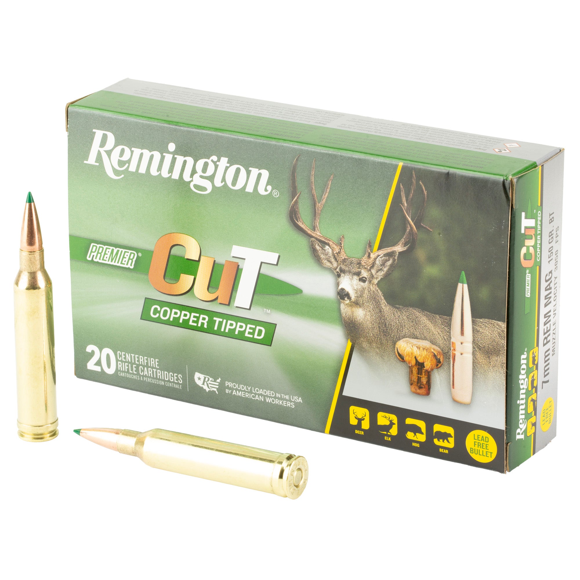 REM PRMRCUT 7MM REM MAG 150GR 20/200
