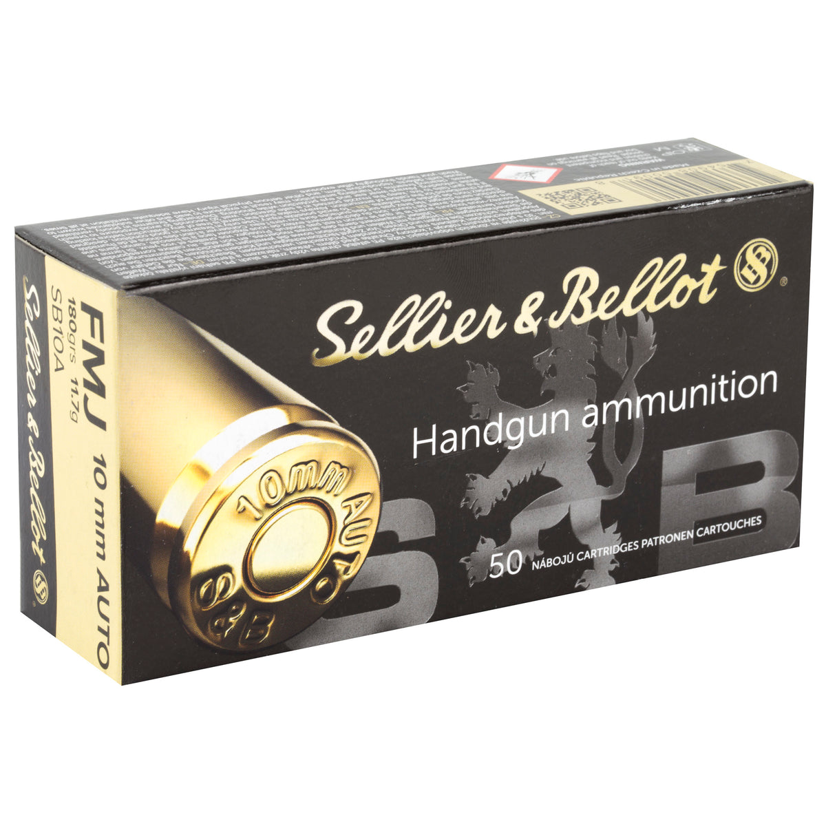 S&B 10MM 180GR FMJ 50/1000