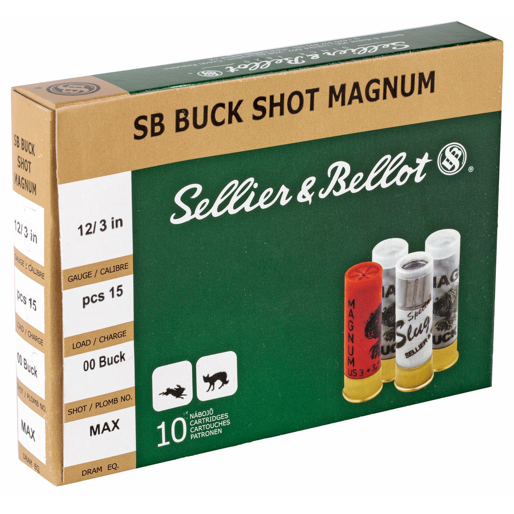 S&B 12GA 3 00 15PEL 10/250