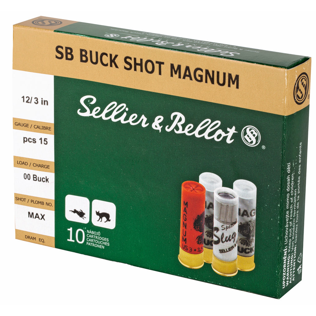 S&B 12GA 3 00 15PEL 10/250