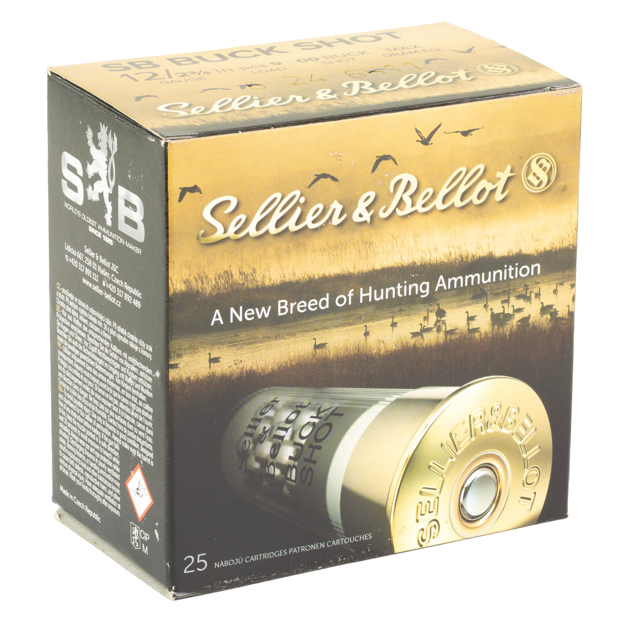 S&B 12GA 2.75 1.12OZ 00 9PEL 25/250