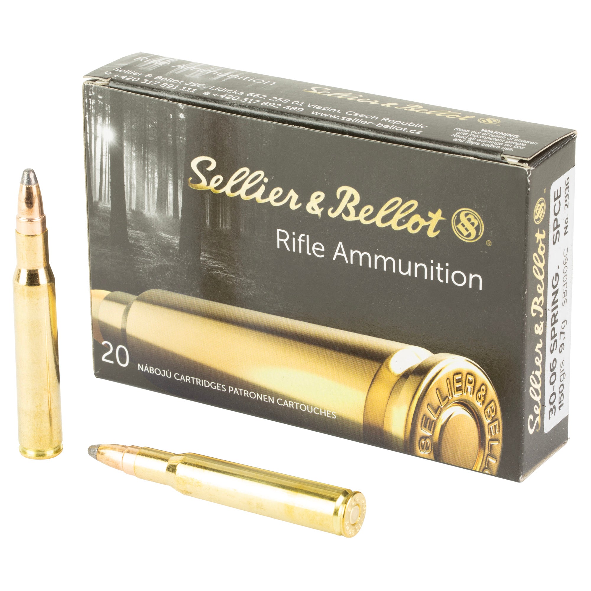 S&B 30-06 150GR SPCE 20/400