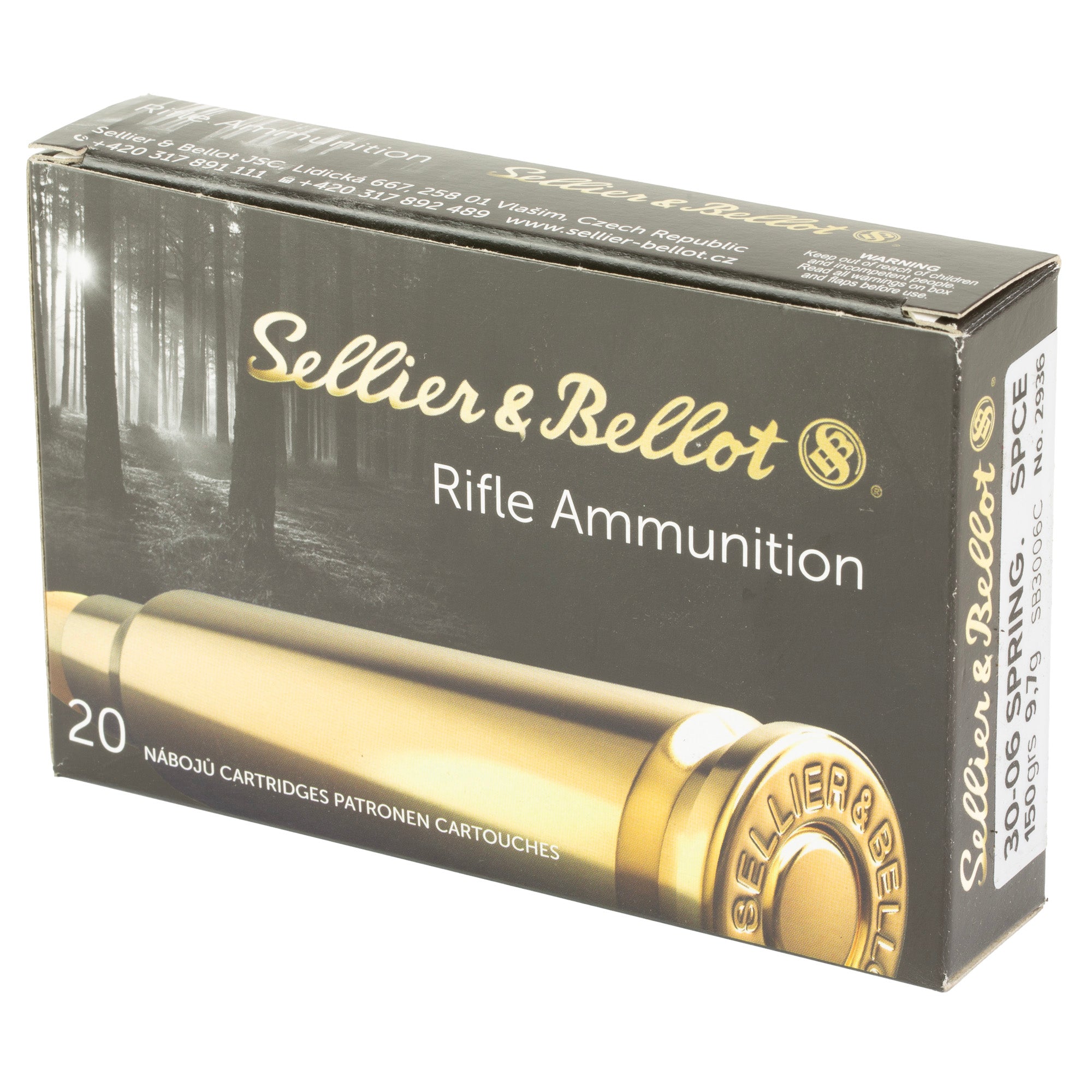 S&B 30-06 150GR SPCE 20/400