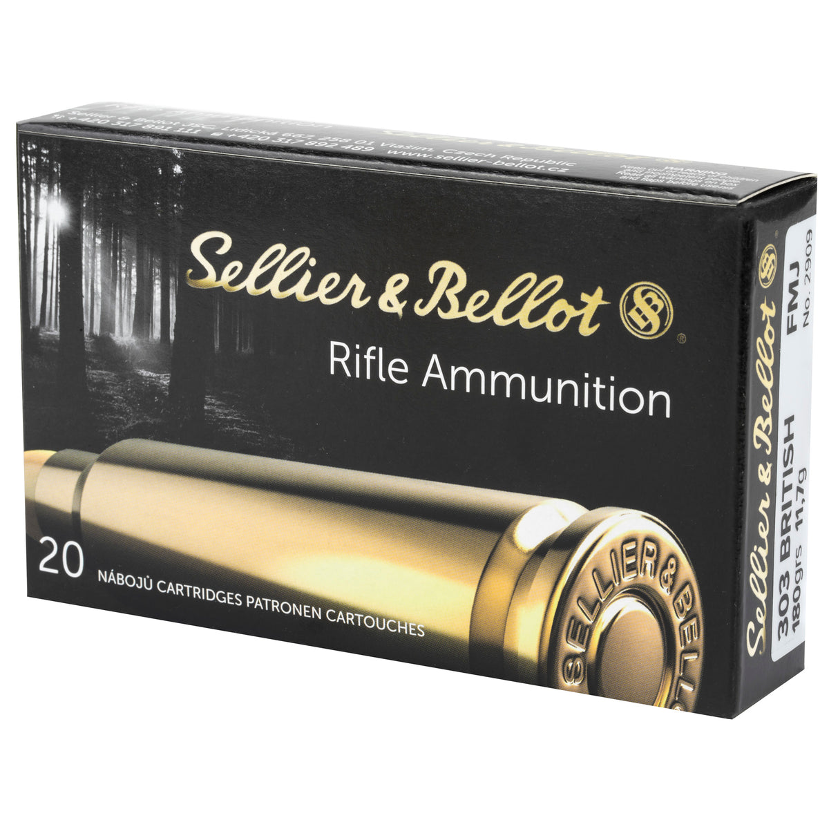 S&B 303BRITISH 180GR FMJ 20/400