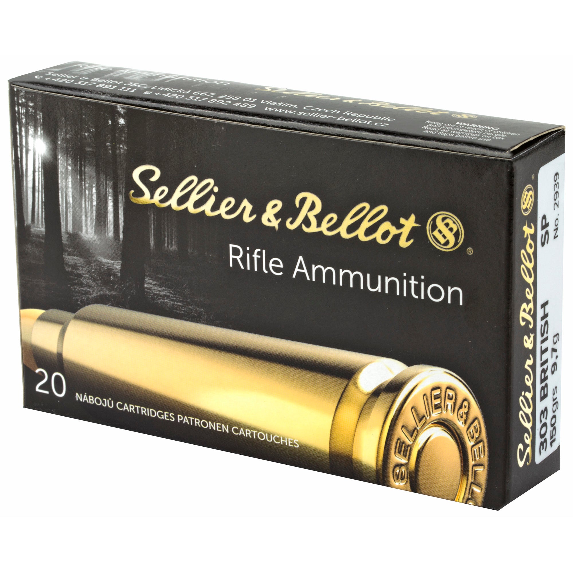 S&B 303BRITISH 150GR SP 20/400