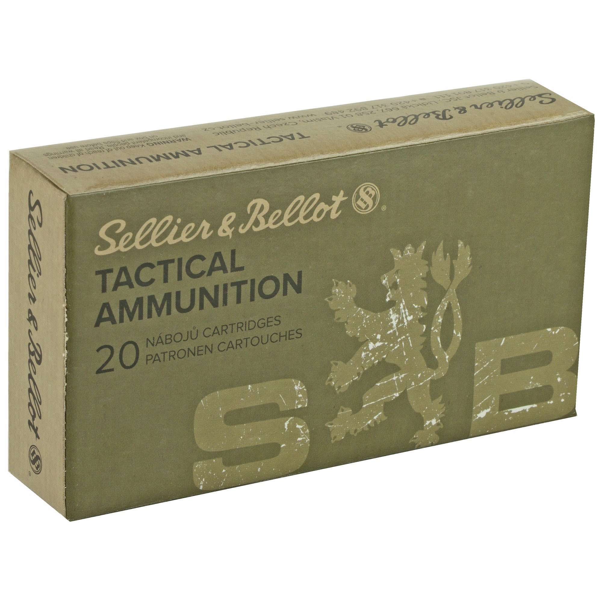 S&B 308WIN 147GR FMJ 20/500