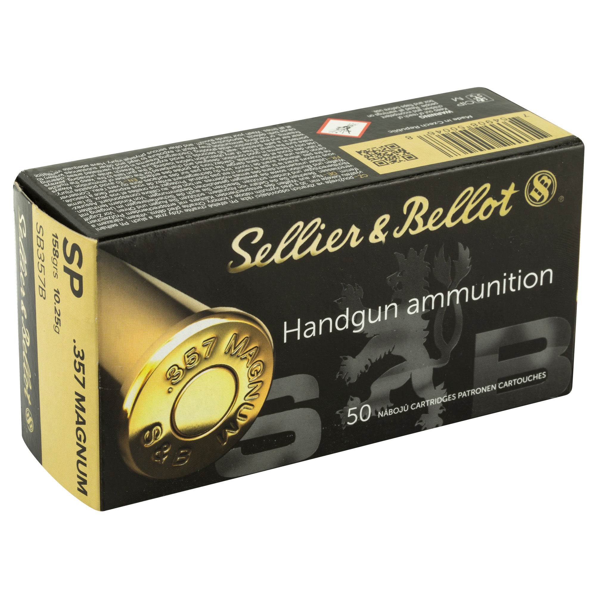 S&B 357MAG 158GR SP 50/1000