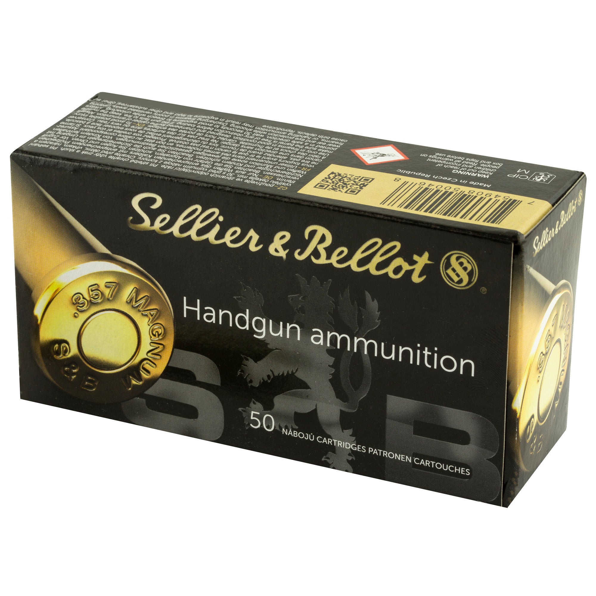 S&B 357MAG 158GR SP 50/1000