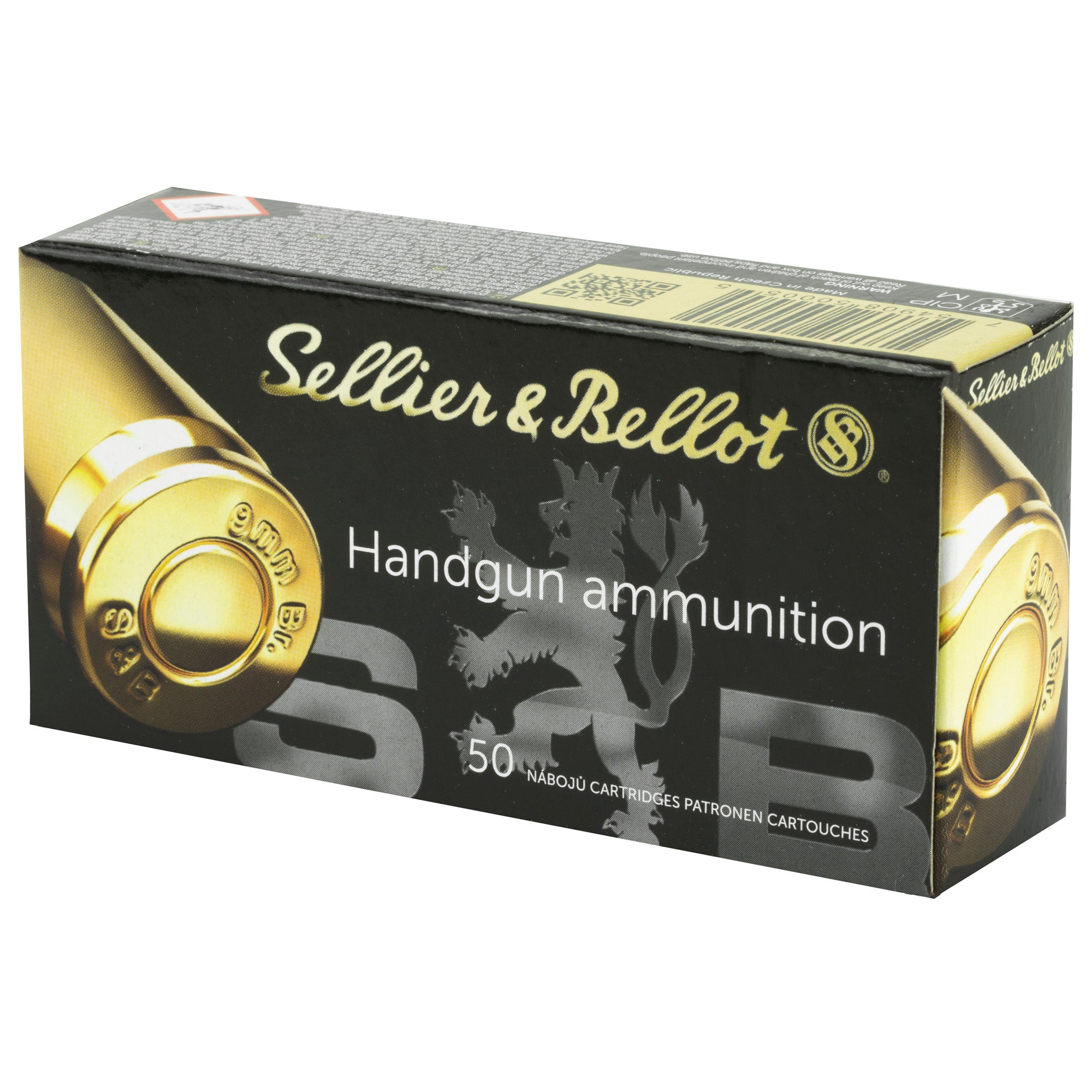 S&B 380ACP 92GR FMJ 50/1000
