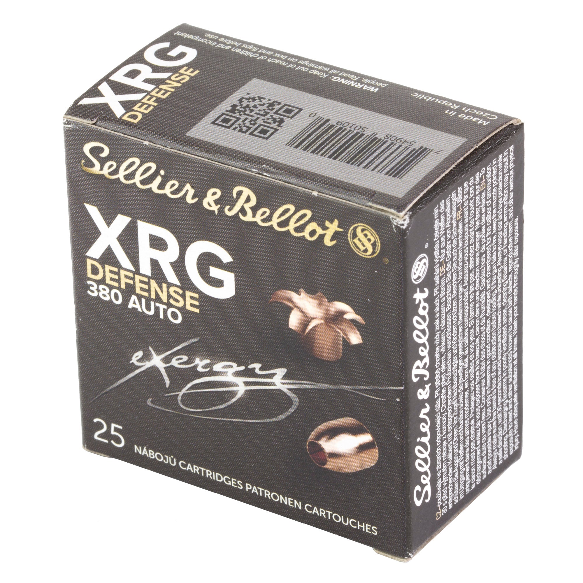 S&B 380 ACP 77GR XRG 25/1000