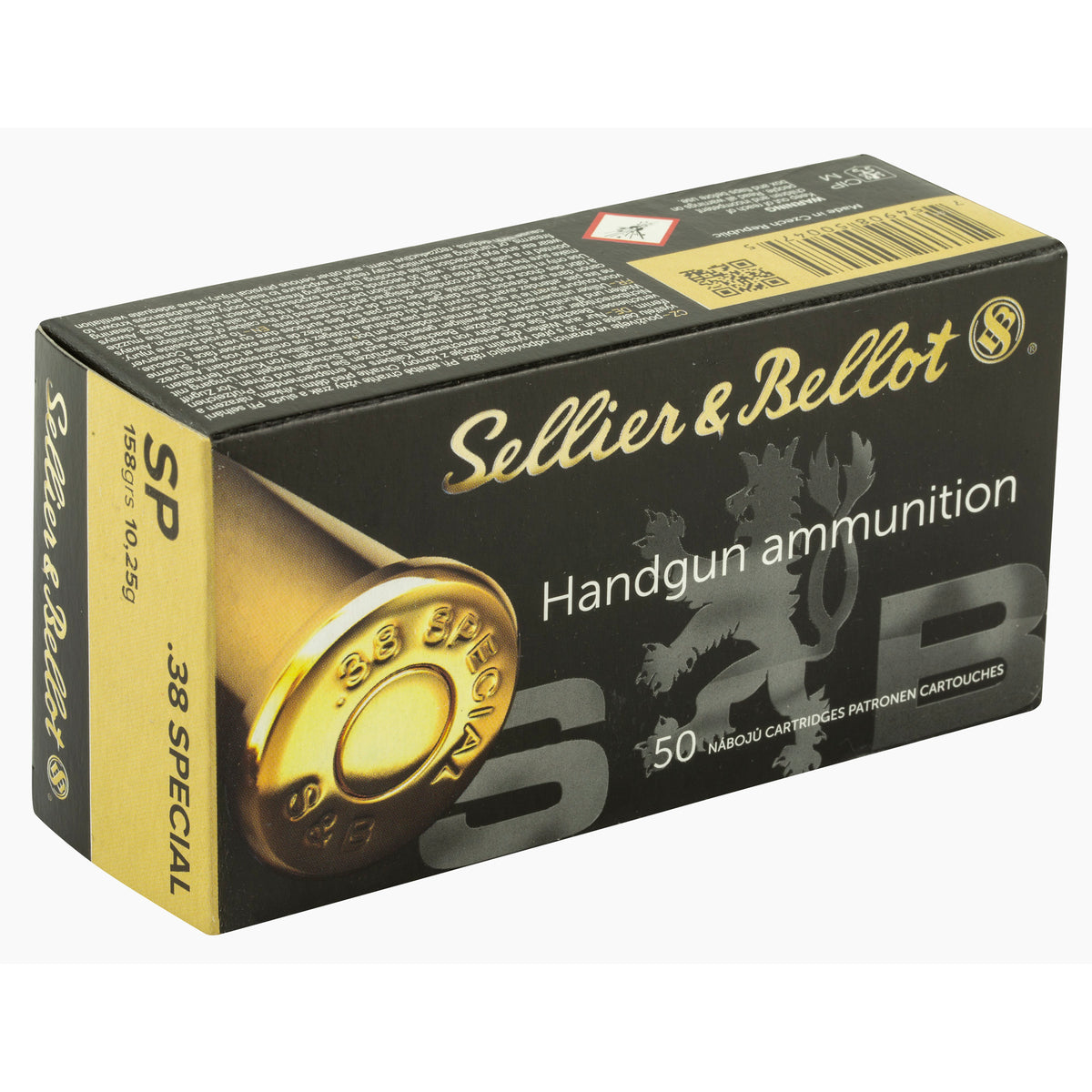 S&B 38SPL 158GR SP 50/1000