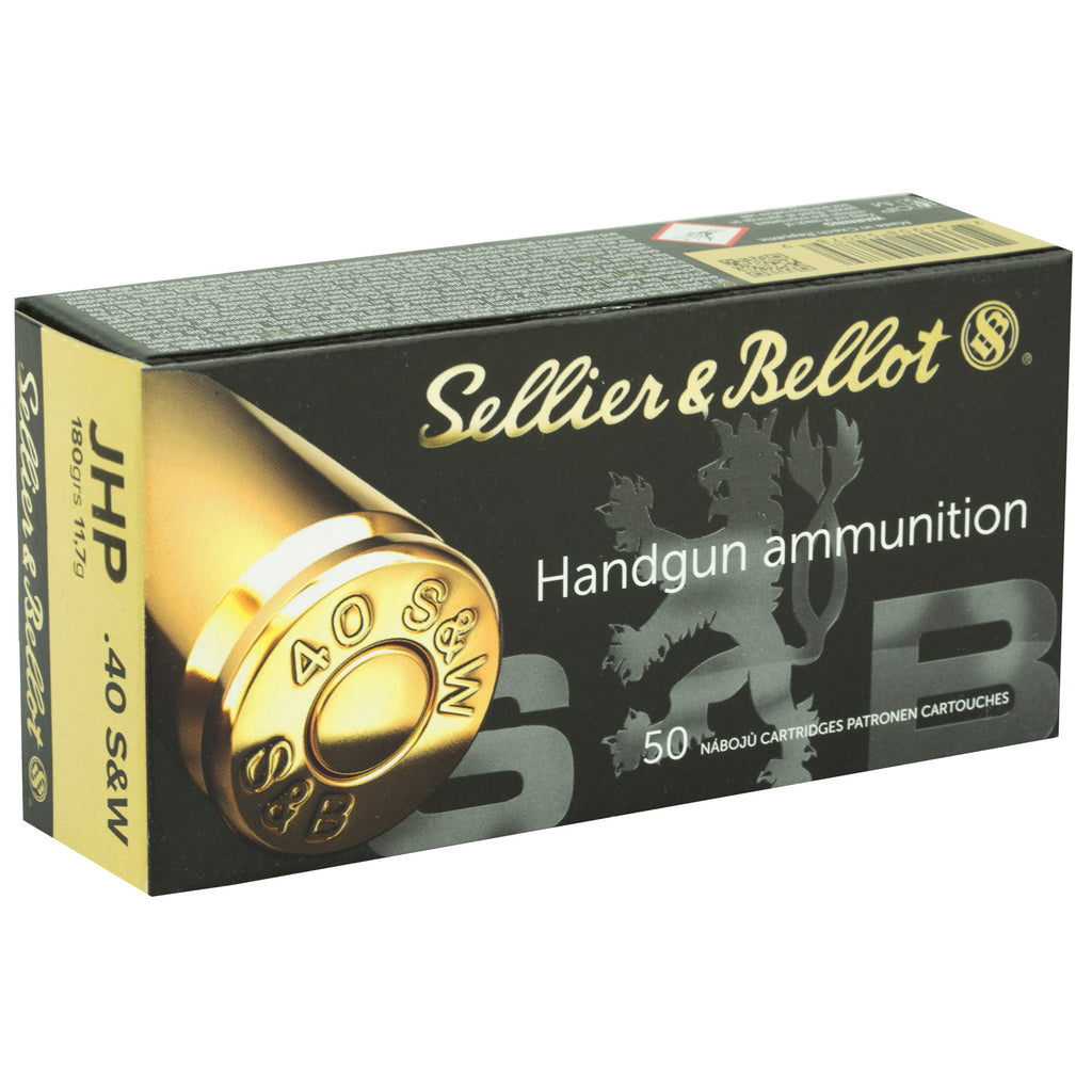 S&B 40SW 180GR JHP 50/1000