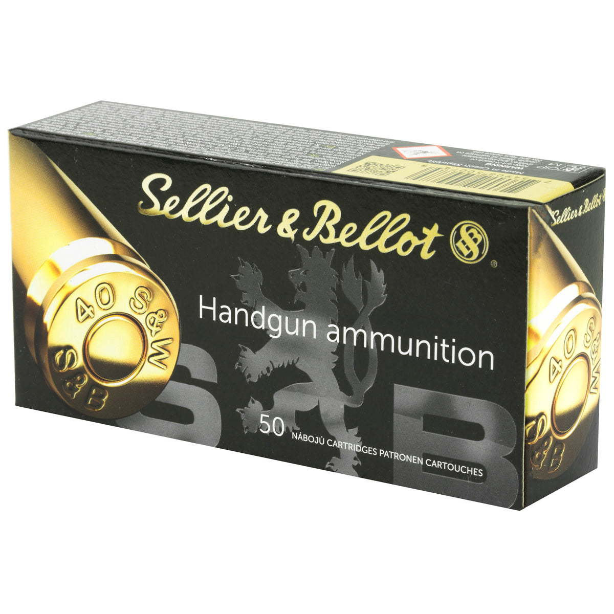 S&B 40SW 180GR JHP 50/1000