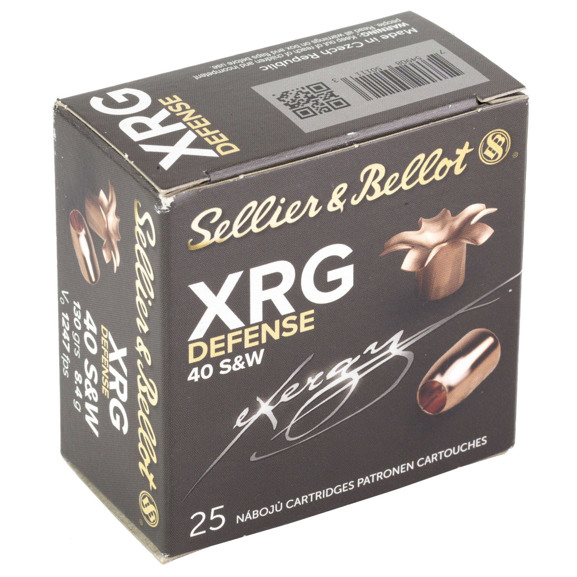 S&B 40 S&W 130GR XRG 25/1000