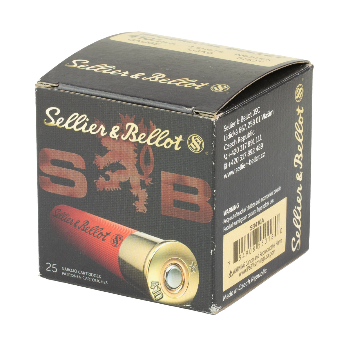 S&B 410 2.5 000 BUCK 25/500