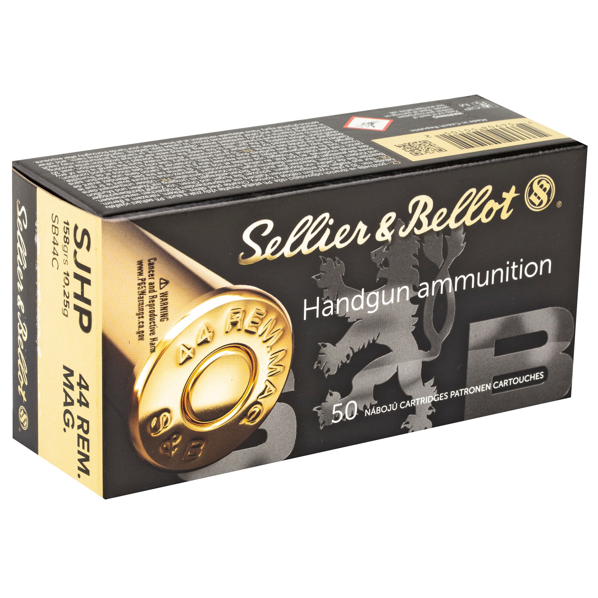 S&B 44REM MAG 240GR SJHP 50/600