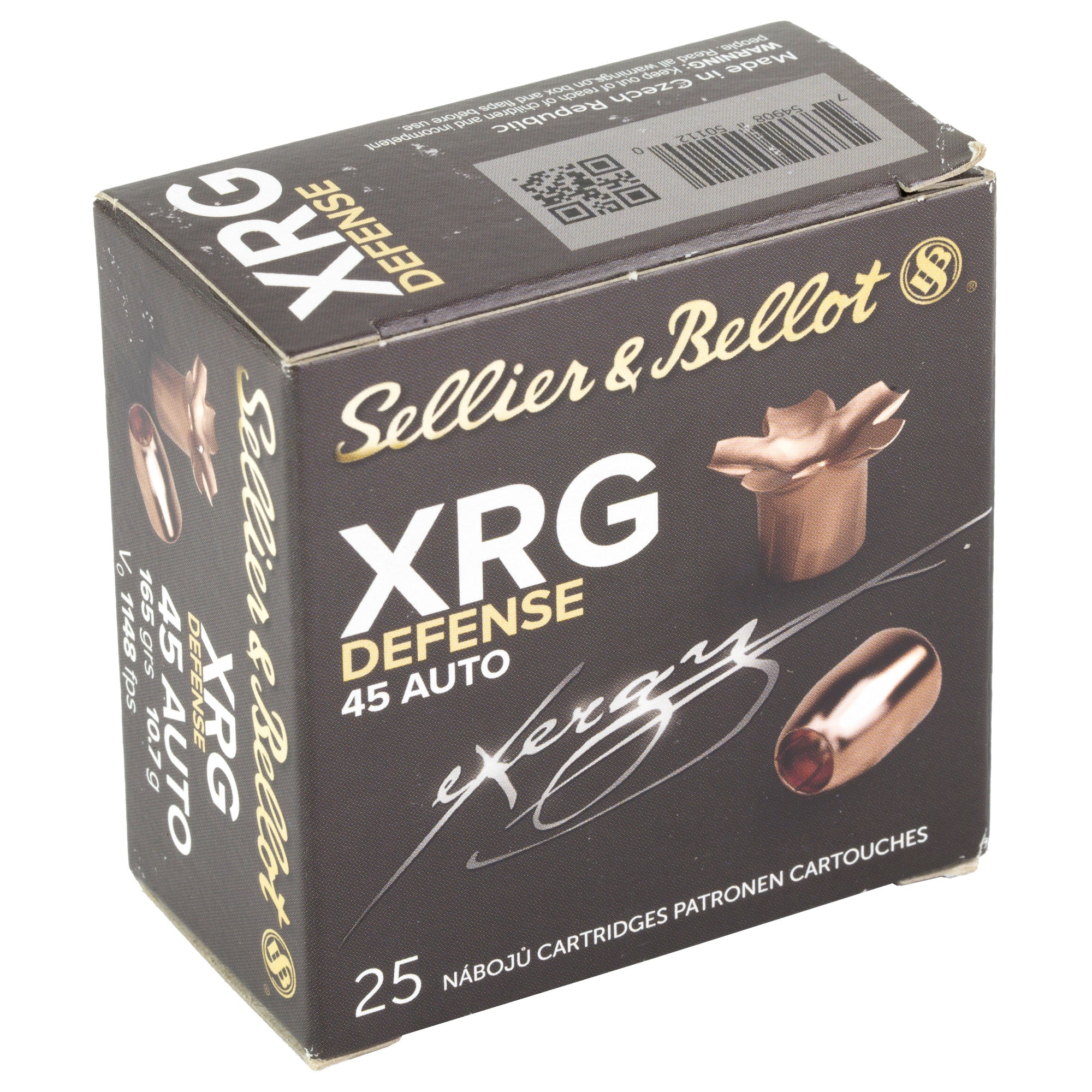 S&B 45ACP 165GR XRG 25/1000