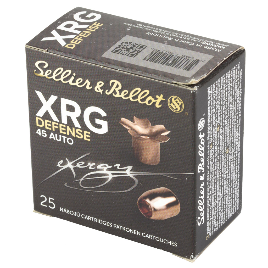 S&B 45ACP 165GR XRG 25/1000