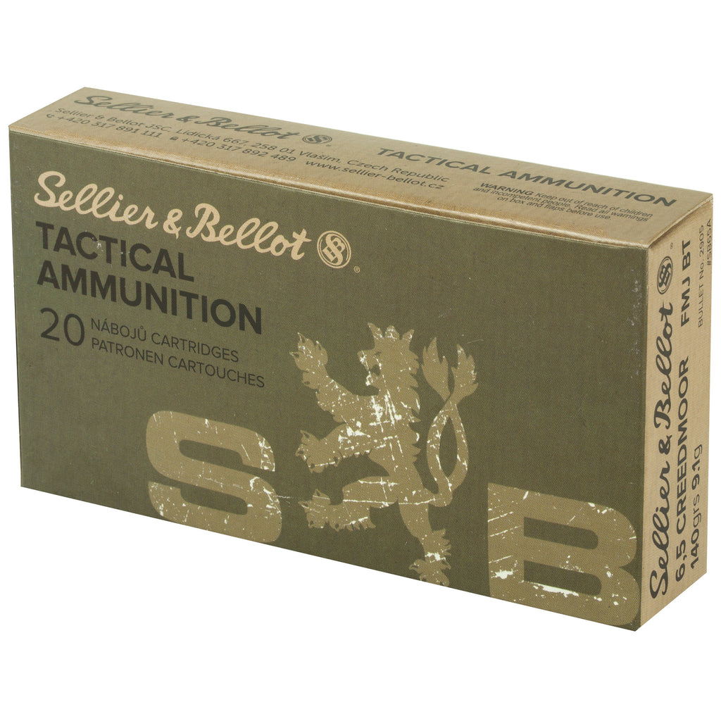 S&B 6.5CM 140GR FMJ 20/500