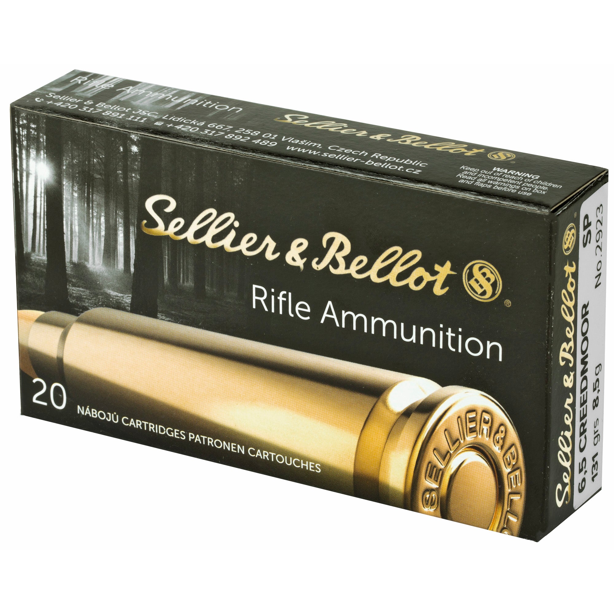 S&B 6.5CM 131GR FMJ 20/500