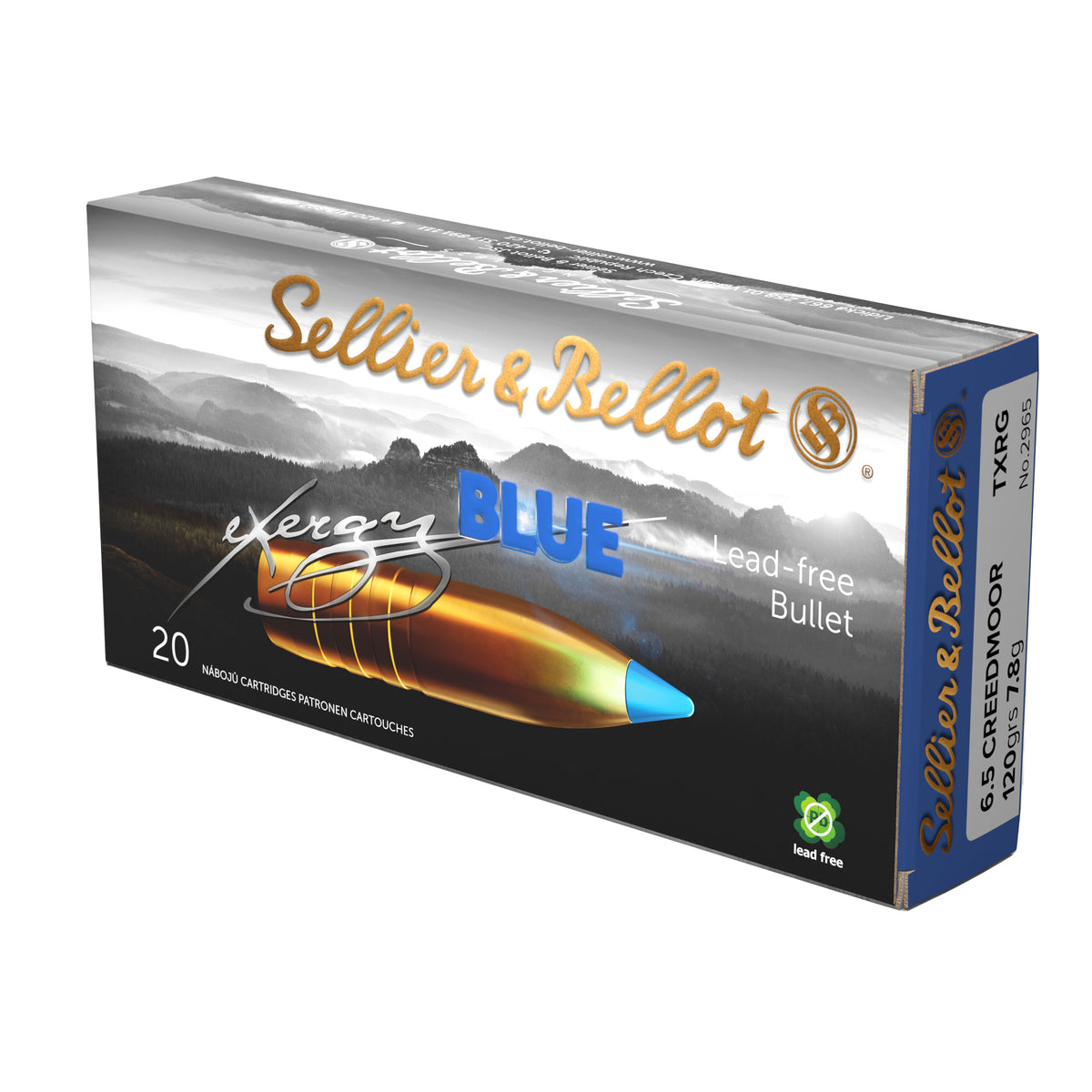 S&B EXERGY BLU 6.5CM 120GR 20/500