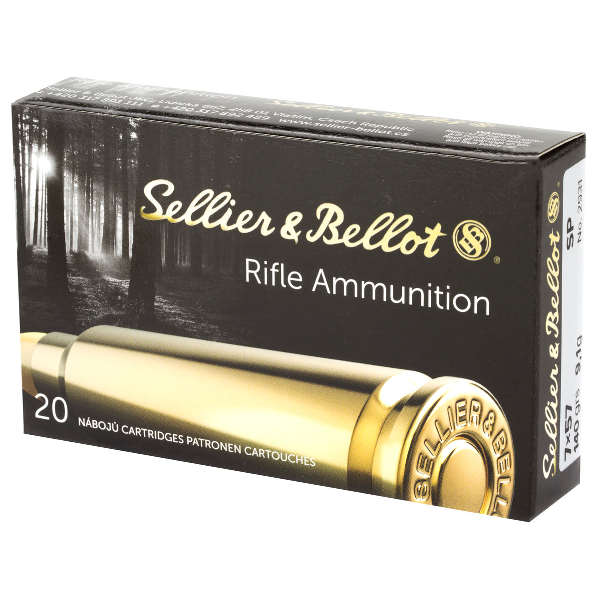 S&B 7X57 140GR SP 20/400