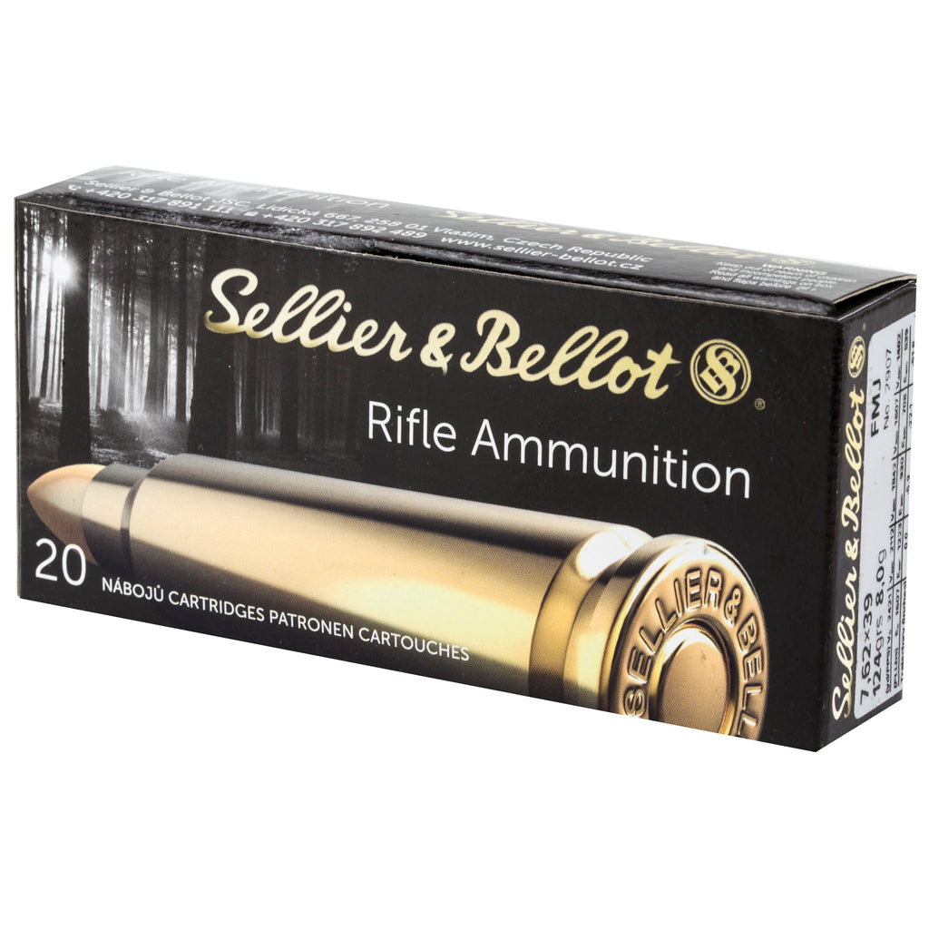 S&B 762X39 124GR FMJ 20/600