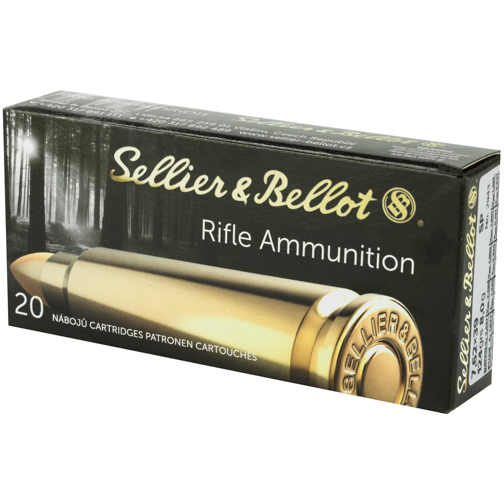 S&B 762X39 124GR SP 20/600