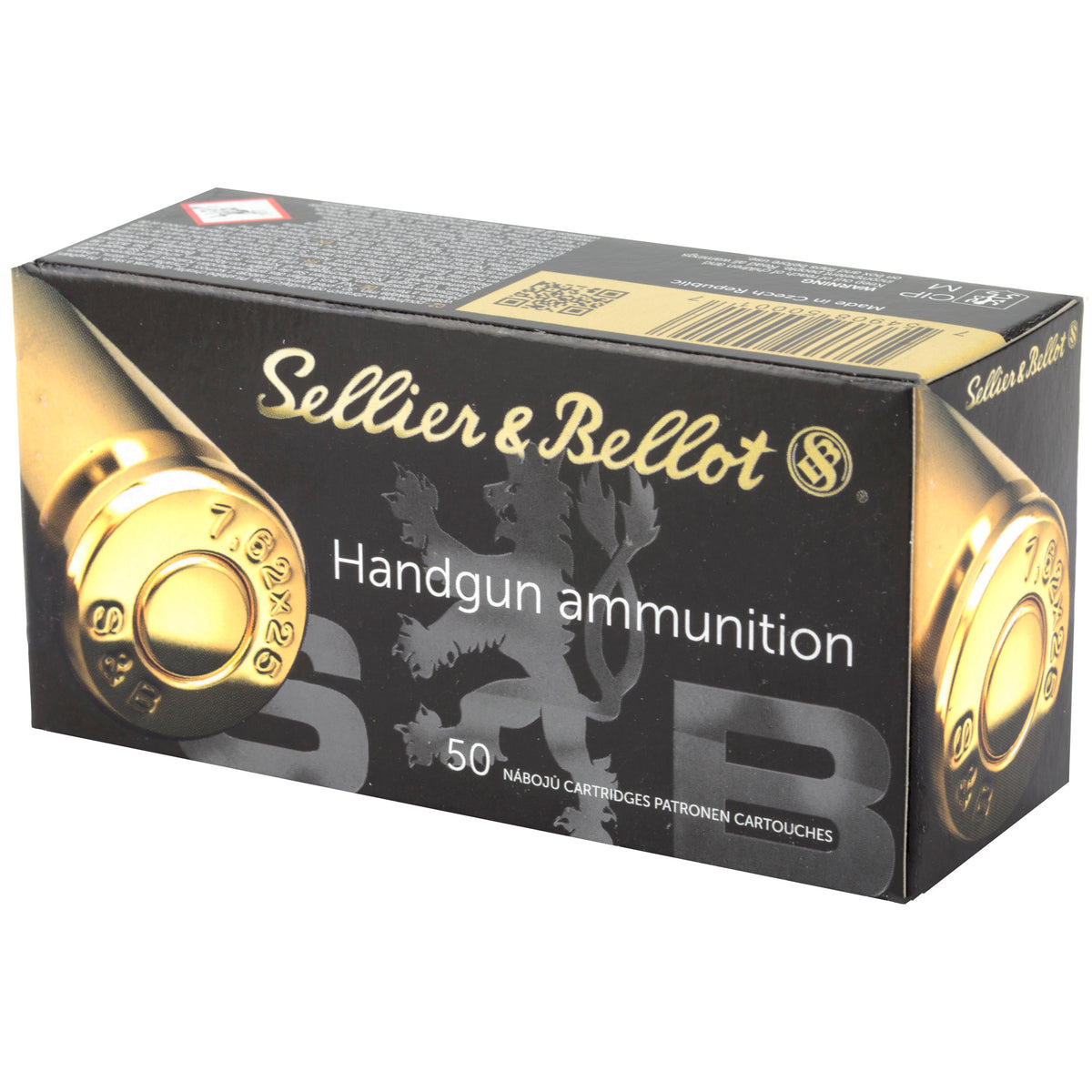 S&B 7.62X25 85GR FMJ 50/1500