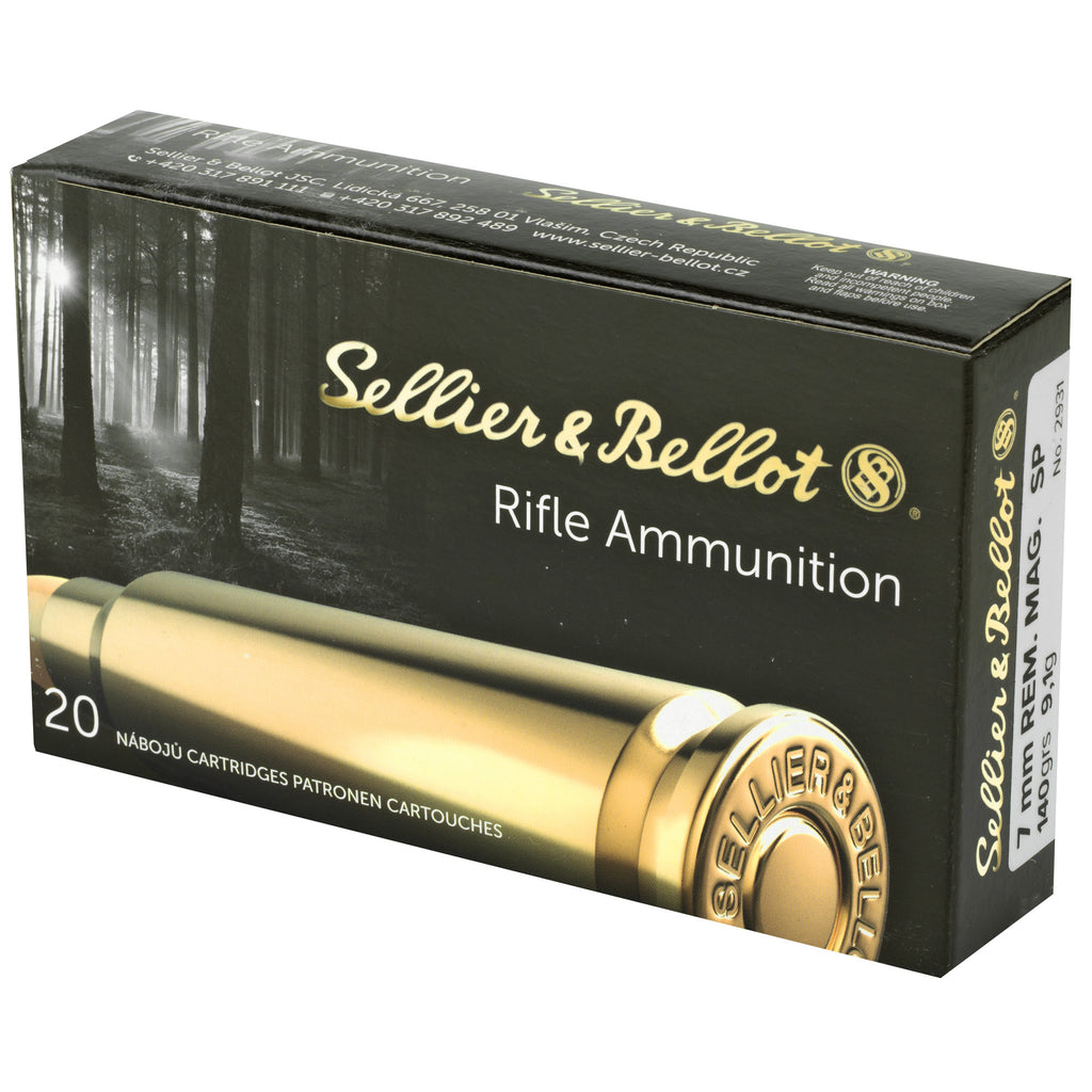 S&B 7MM REM MAG 140GR SP 20/400