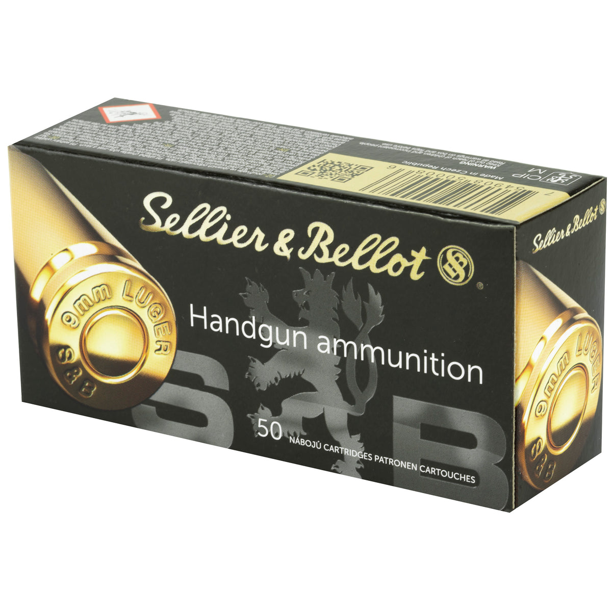 S&B 9MM 115GR FMJ 50/1000