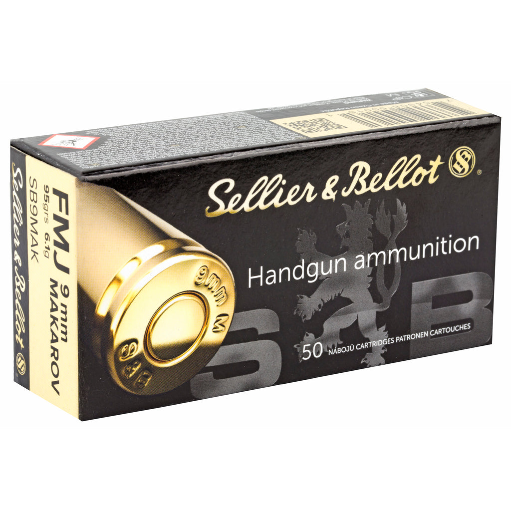 S&B 9MM MAKAROV 95GR FMJ 50/1000
