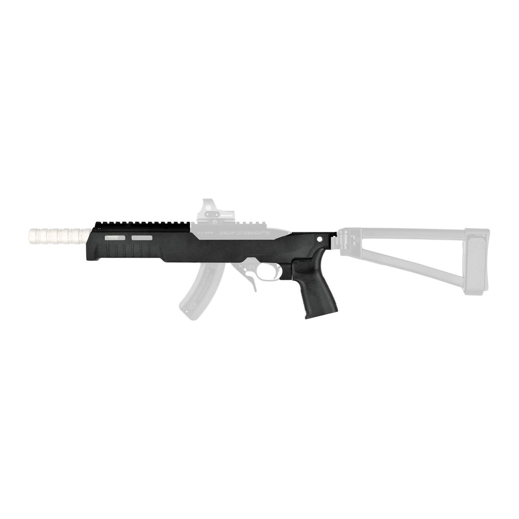 SB TACT FIXED CHASSIS FOR 10/22 BLK